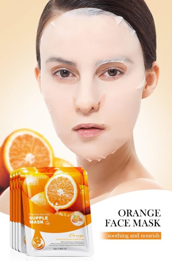 Mascarilla Facial Iluminadora de Naranja – Vitamina C Pura para una Piel Radiante - Imagen 4