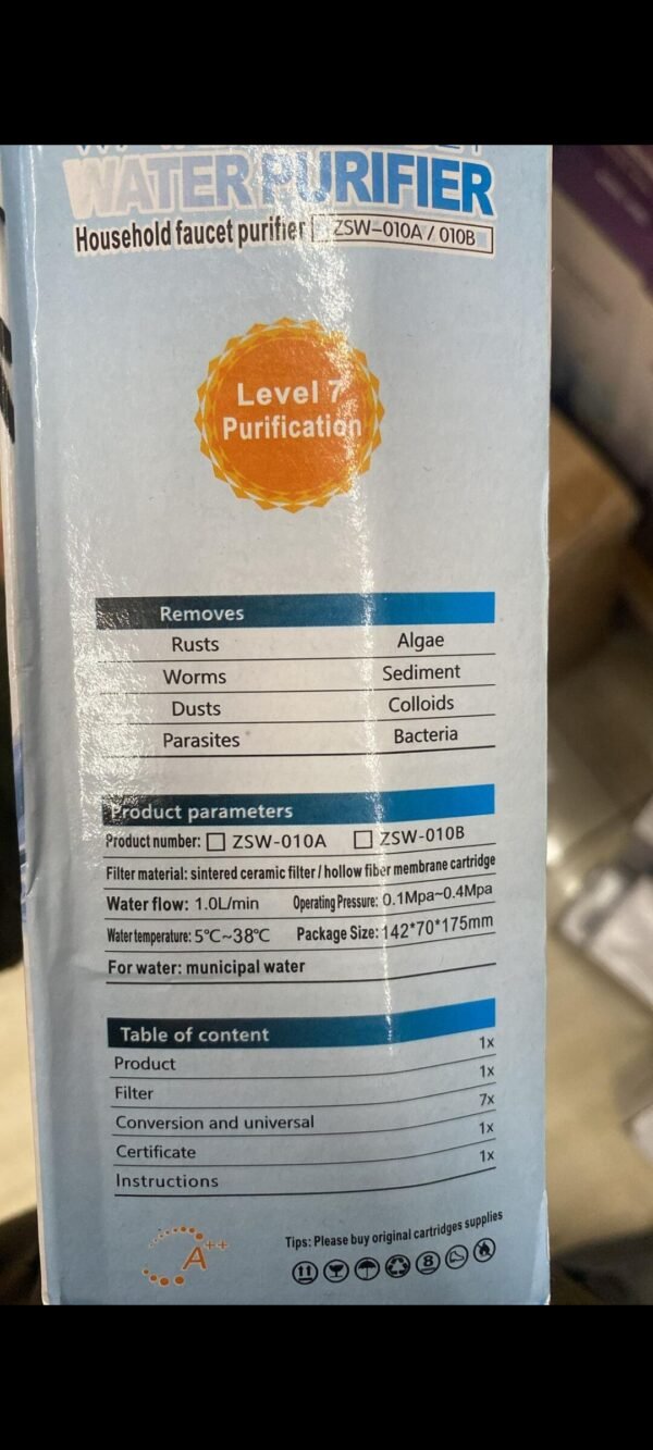 Filtro de Agua para Grifo – Agua Limpia al Instante, Sin Complicaciones - Imagen 2