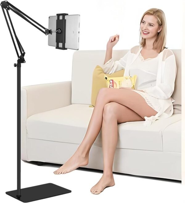 Soporte de Suelo para Tabletas y Teléfonos – Manos Libres con Estabilidad Total