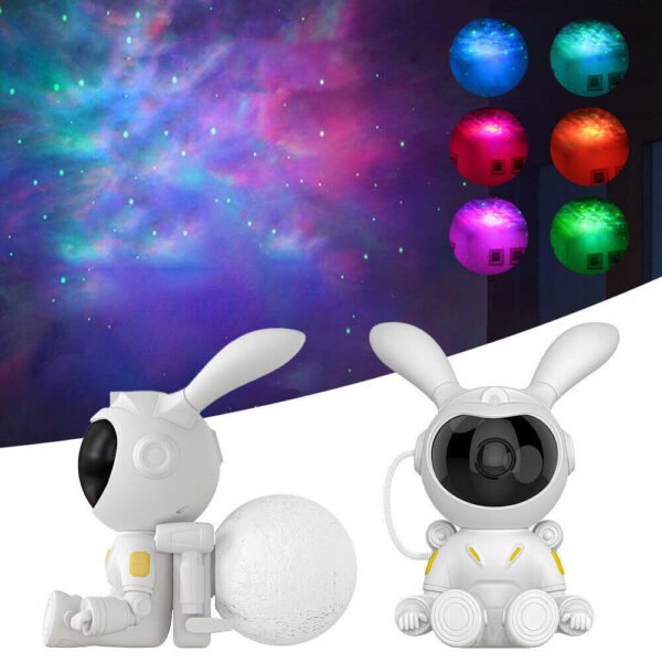 Proyector Astronauta Conejo – Ilumina tus Noches con Magia Galáctica - Imagen 3
