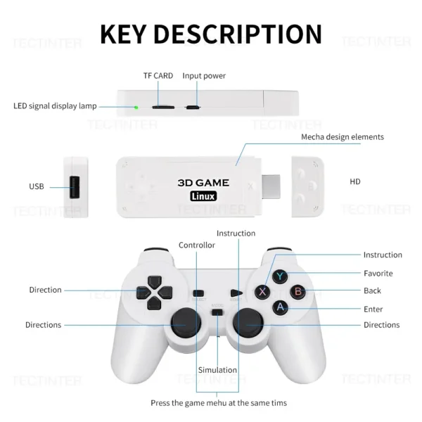 Consola de juegos Game Stick M2 - Imagen 4