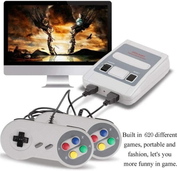 Mini Consola de Juegos de TV Retro | 620 Juegos Clásicos - Imagen 9
