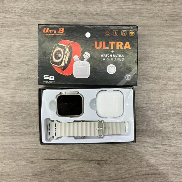 Smartwatch Ultra 8 + Auriculares inalámbricos (reloj inteligente) - Imagen 3