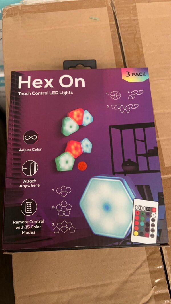 Luces Decorativas Hexagonales. - Imagen 2
