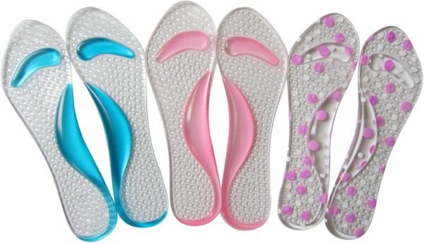 Plantillas de Masaje Nitouy Gel Pads Arch Metatarsal Support para Tacones Altos Sandalia - Imagen 8