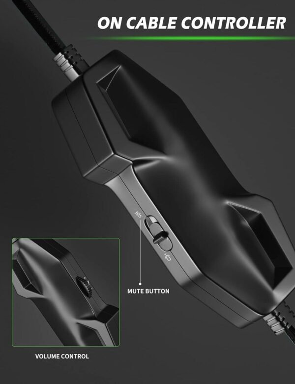 Cascos Gaming A66 con Luz RGB - Imagen 8