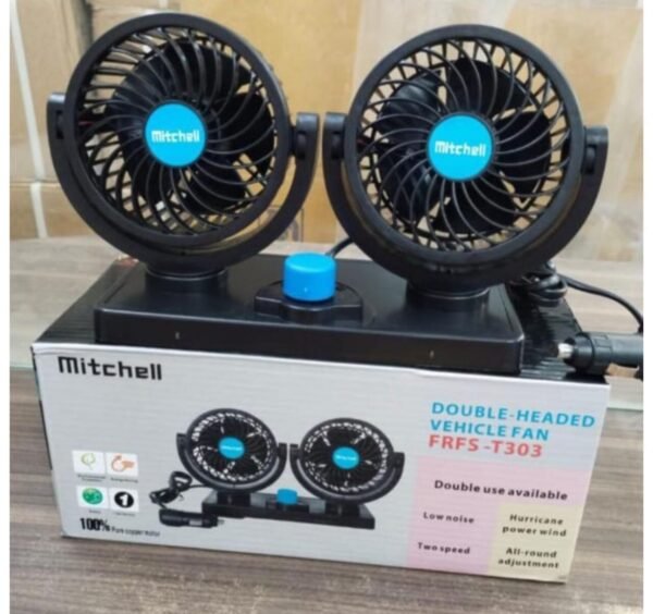🌬️ Ventilador Doble para Coche – Potencia y Frescura en Movimiento - Imagen 3