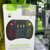 Mini teclado inalámbrico con ratón Touchpad retroiluminación LED