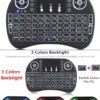 Mini teclado inalámbrico con ratón Touchpad retroiluminación LED - Imagen 4