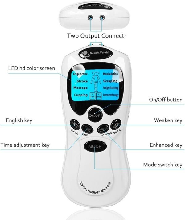 Electroestimulador Digital Portátil EMS - Imagen 8