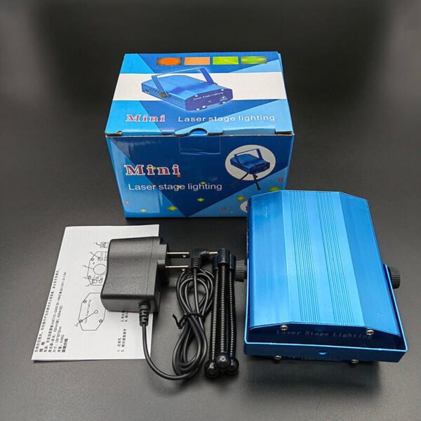 Proyector de luz LED para escenario, miniluces láser activadas por sonido, Control remoto, Flash para DJ - Imagen 3