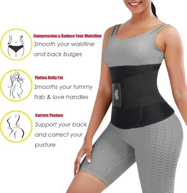 Faja Moldeadora- Cinturón Reductor y Faja de Entrenamiento - Imagen 7