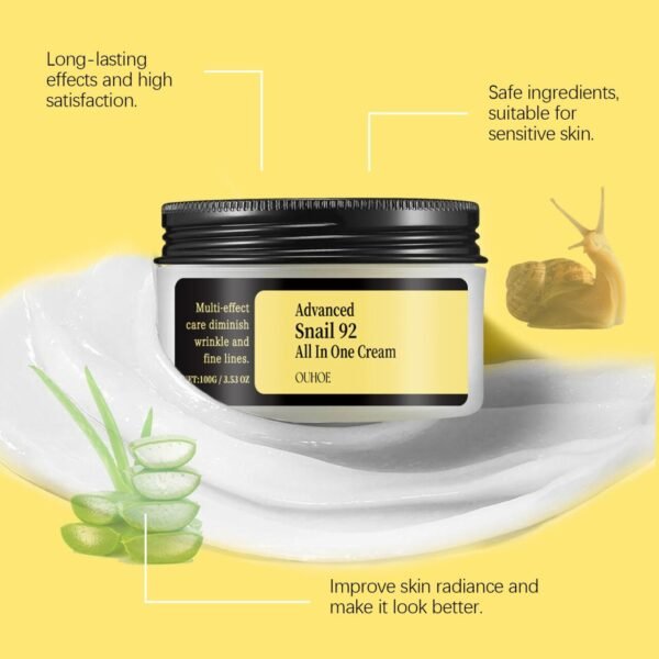 Crema Facial Caracol Advanced 92 100 Gr – Hidratación y Regeneración Profunda - Imagen 3