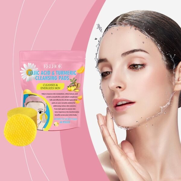Almohadillas Limpiadoras con Ácido Kójico y Turmeric – Ilumina y Revitaliza tu Piel - Imagen 3