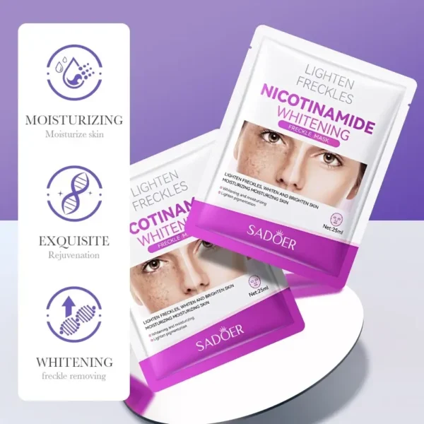 Mascarilla Facial Blanqueadora con Nicotinamida - Imagen 6