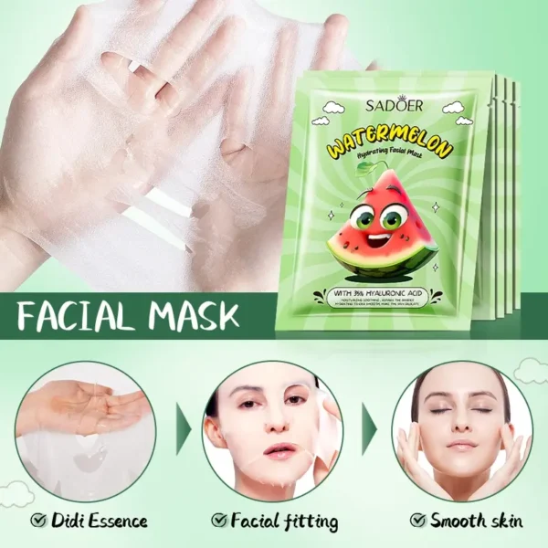Mascarilla Facial Hidratante de Sandía SADOER - Imagen 7