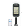Luz solar para exteriores con sensor de movimiento mcon 3 modos, luz blanca, 144 LED - Imagen 2