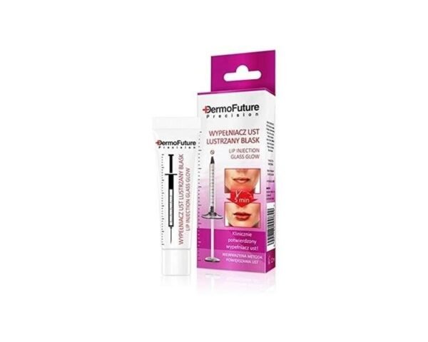 Lip Injection Glass Glow - Aceite Labial Voluminizador de DermoFuture (12 ml)