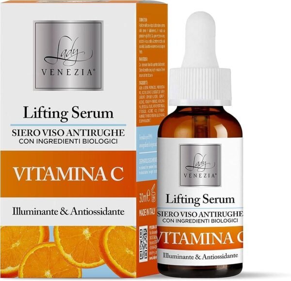 Sérum Iluminante & Antioxidante con Vitamina C y Ácido Hialurónico – Hidratación y Anti-Edad (30 ml)