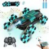 Coche de Acrobacias RC con Detección de Gestos - 360° Giros, Control Remoto 2.4 GHz, Efectos de Luces, Música