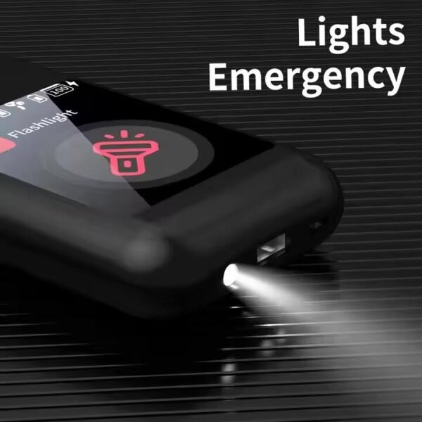 Powerbank con Auriculares TWS 8000mAh - Bluetooth v5.3, Pantalla LCD y Linterna Incorporada - Imagen 6