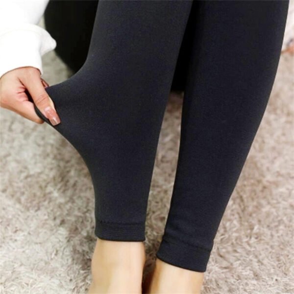 Leggins Termicos con Forro de Terciopelo – Talla Única, Elásticos y Súper Cálidos para Invierno - Imagen 4