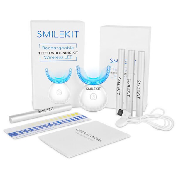 Kit de blanqueamiento Dental recargable para dientes, Gel de 4 piezas, acelerador de lámpara Led - Imagen 6