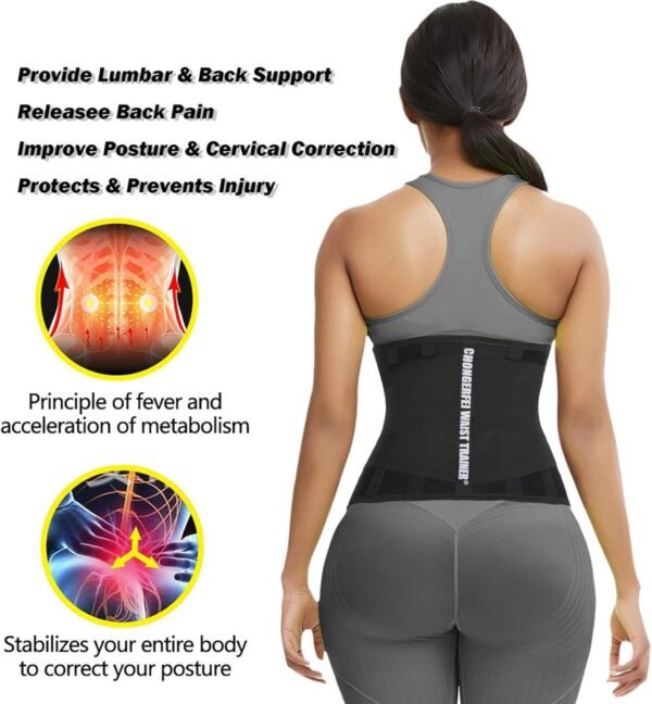 Faja Moldeadora- Cinturón Reductor y Faja de Entrenamiento - Imagen 6