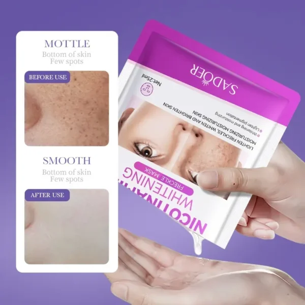 Mascarilla Facial Blanqueadora con Nicotinamida - Imagen 5