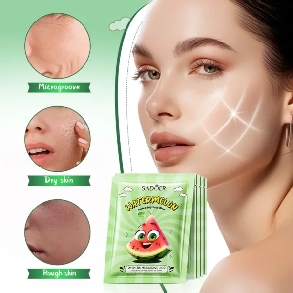 Mascarilla Facial Hidratante de Sandía SADOER - Imagen 6