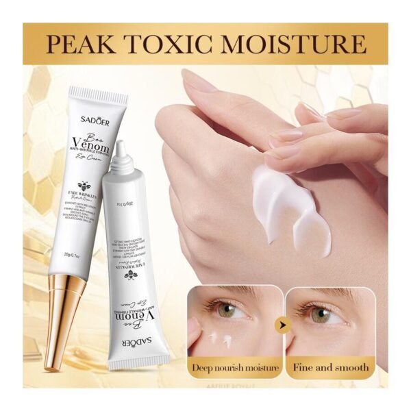 Contorno de Ojos Reafirmante Antiarrugas con Veneno de Abeja (20g) Efecto Lifting Natural - Imagen 3