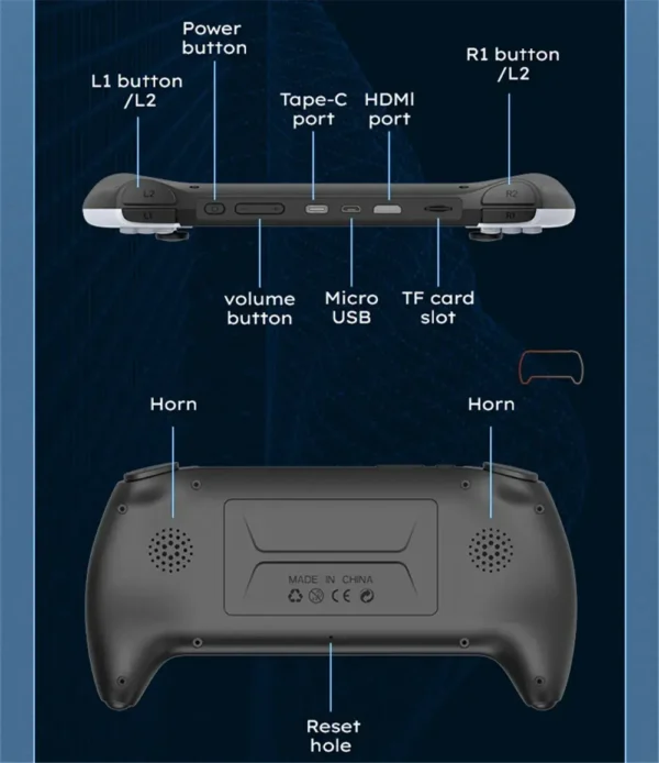 Consola de Juegos Portátil X9 - Pantalla IPS HD, Más de 20,000 Juegos - Imagen 7