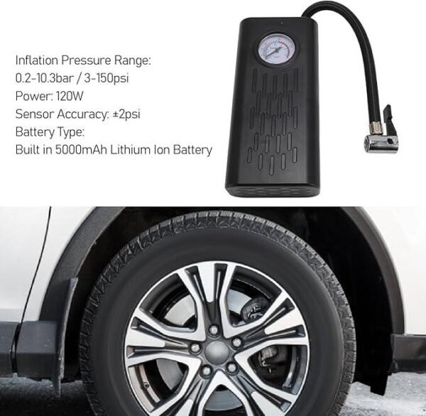 Diyeeni Compresor de Aire Portátil 120 W - Imagen 4