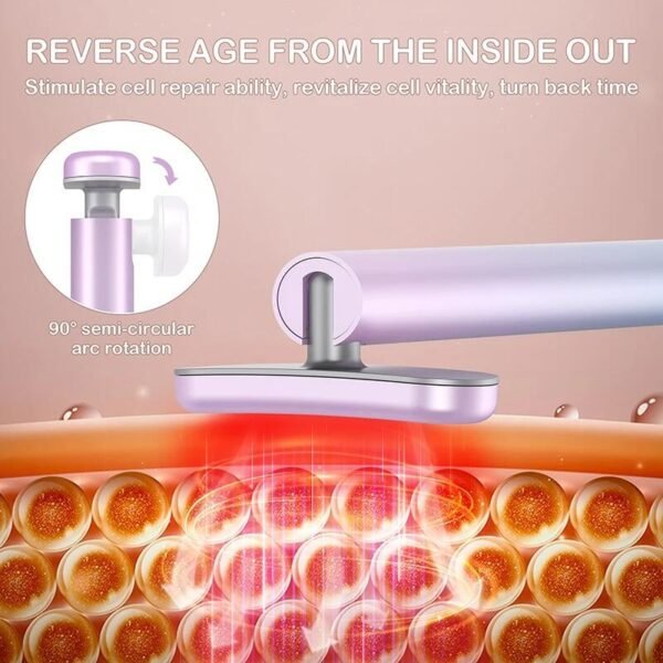 Masajeador Facial 4 en 1 con Luz Roja LED – El Secreto de un Rostro Radiante - Imagen 6