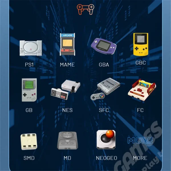 Consola de Juegos Portátil X9 - Pantalla IPS HD, Más de 20,000 Juegos - Imagen 6