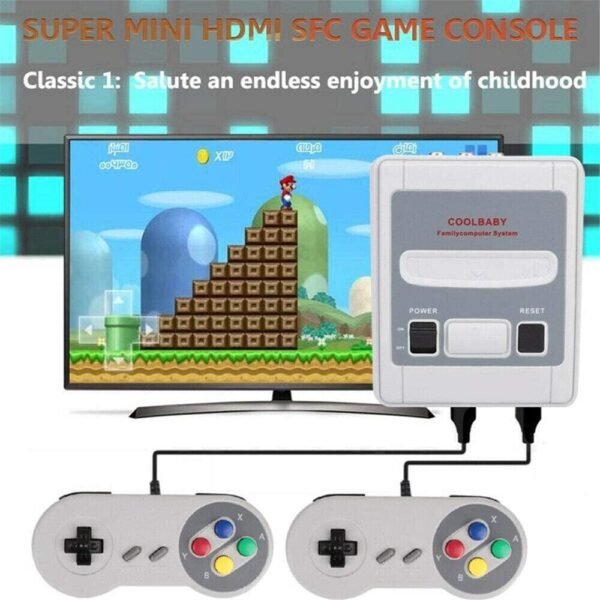 Mini Consola de Juegos de TV Retro | 620 Juegos Clásicos - Imagen 6
