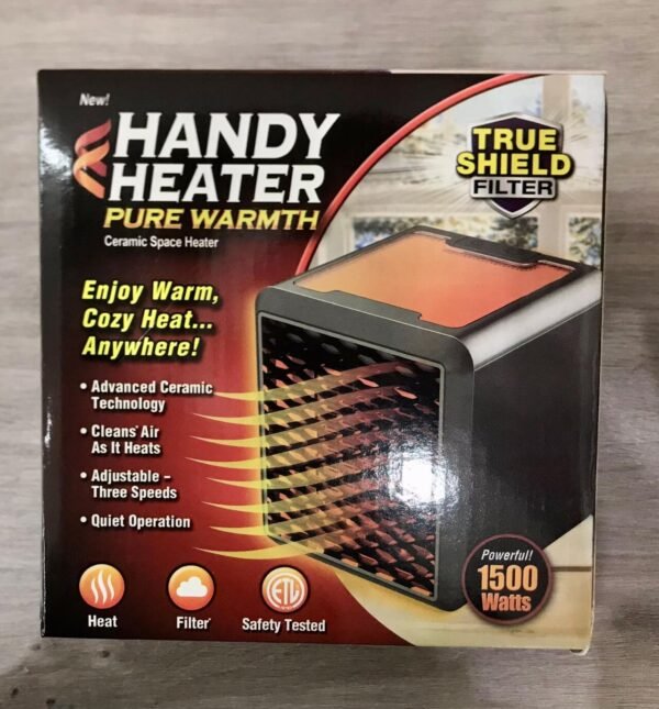 Calefactor Portátil 1500W - Calor Ajustable, Silencioso y Eficiente, con Tecnología de Cerámica - Imagen 4