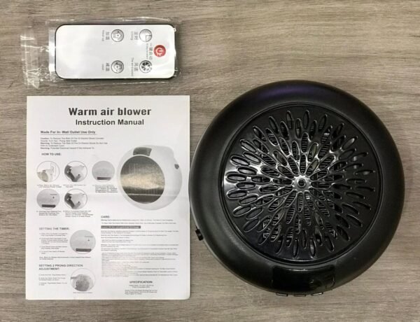 Calefactor Portátil 900W  - Compacto, Silencioso y Eficiente - Imagen 5