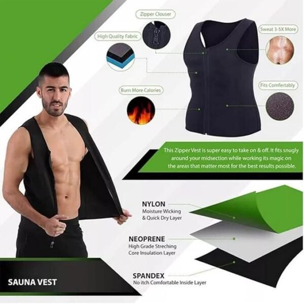 Chaleco Deportivo de Neopreno con Efecto Sauna – Pérdida de Peso y Corrección de Postura - Imagen 5