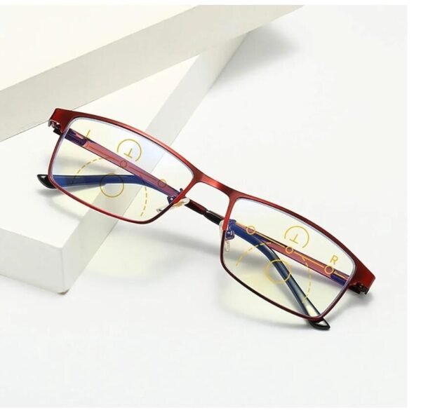 Gafas de Lectura, gafas antirayos azules multifocales +1.00