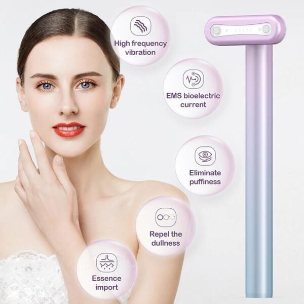 Masajeador Facial 4 en 1 con Luz Roja LED – El Secreto de un Rostro Radiante - Imagen 5
