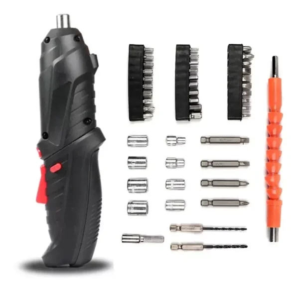 Destornillador Inalámbrico 4.8V con 47 Piezas – Herramienta Versátil para Todo Tipo de Trabajos - Imagen 5