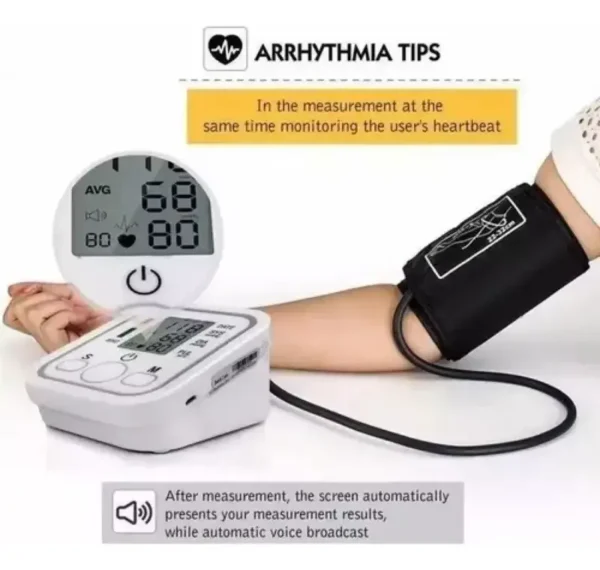 Monitor de Presión Arterial Electrónico – Control Preciso y Fácil en Casa - Imagen 3