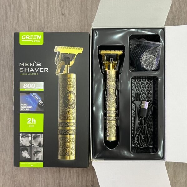 Juego de Corte de Pelo Profesional Inalámbrico Recargable con Motor de 7000 RPM GreenLyca - Imagen 6