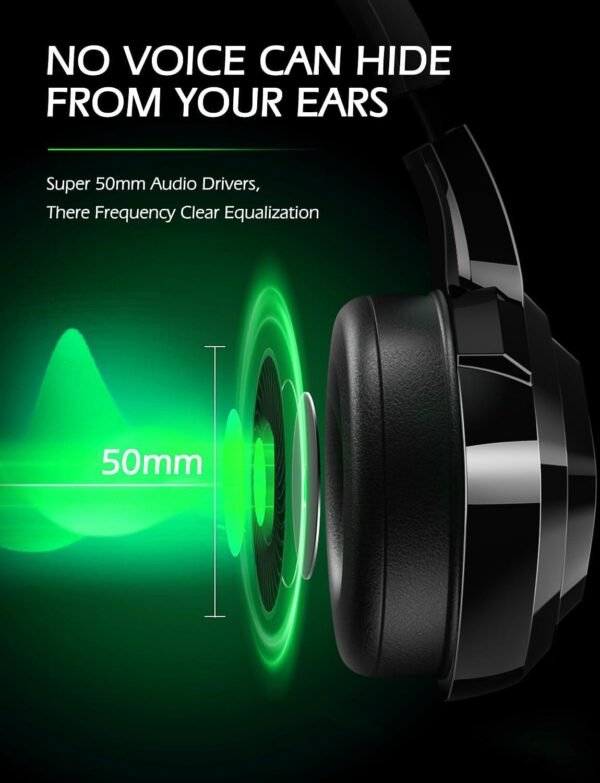 Cascos Gaming A66 con Luz RGB - Imagen 4