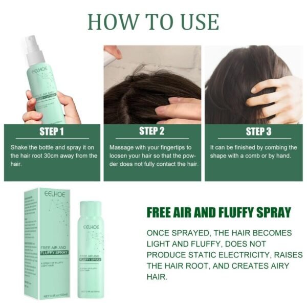 Spray para Cabello Claro y Esponjoso – Volumen y Ligereza en Cada Aplicación (100ml) - Imagen 2