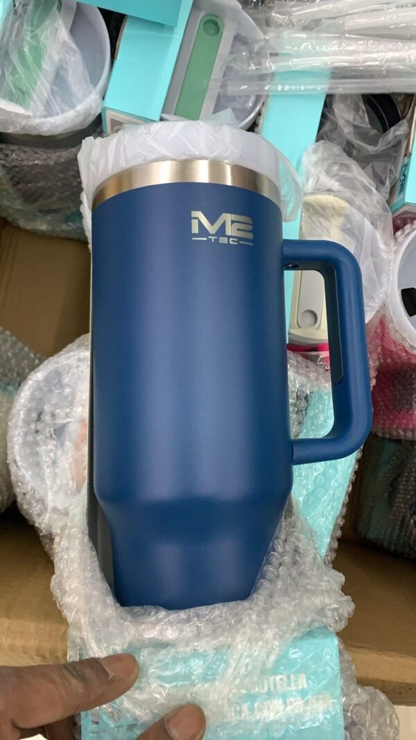 Botella Termo 1200 ml – Taza Térmica de Acero Inoxidable con Pajita, Aislamiento de Doble Pared, 100% a Prueba de Fugas - Imagen 5