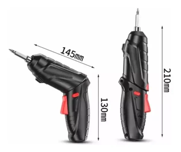 Destornillador Inalámbrico 4.8V con 47 Piezas – Herramienta Versátil para Todo Tipo de Trabajos - Imagen 4