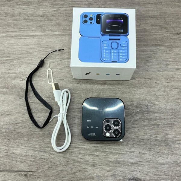 Móvil i16 Pro - Teléfono Plegable Multilingüe con Pantalla Doble, Linterna LED, Cámara HD y Batería de Larga Duración - Imagen 5