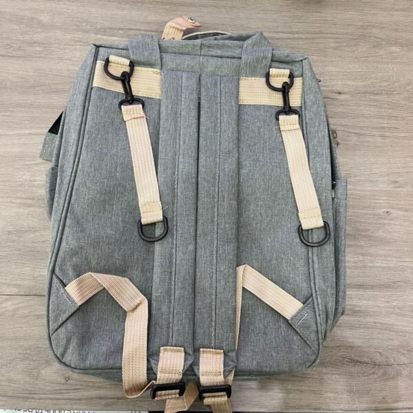 Mochila Mamá de Pañales Multifuncional Plegable - Cuna de Viaje y Estación de Cambio para Bebé, Estilo Unisex - Imagen 3
